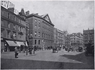 'The Times' Office, and western end of Queen Victoria Street